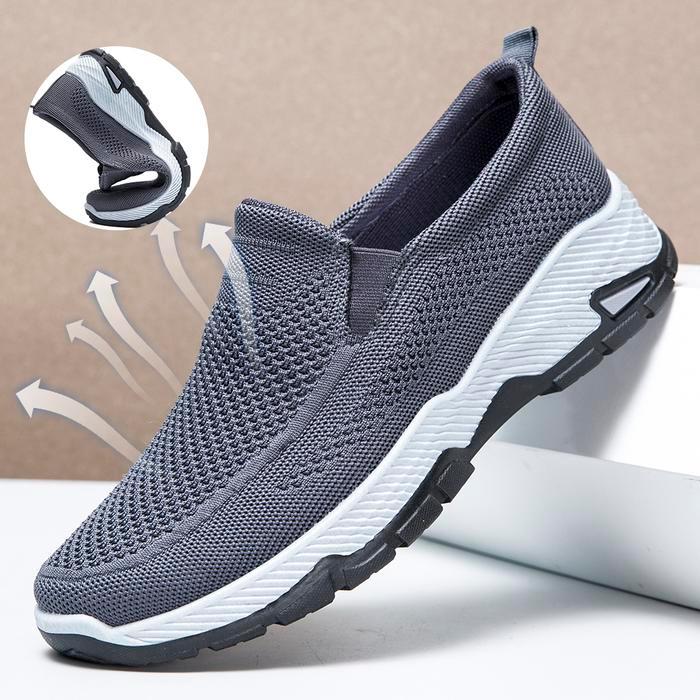 Eiger - Sepatu Slip On Pria Sepatu Sneakers Original Cowok Shoes Kasual Sepatu Olahraga Running