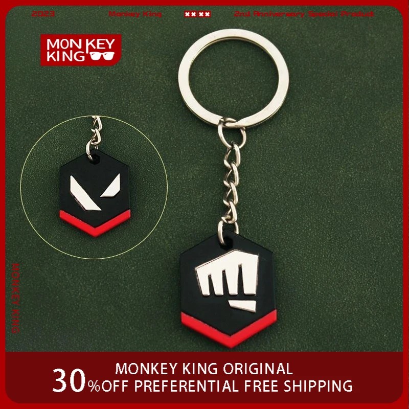 3cm Valorant Game Merch VANDAL Mini Metal Keychain Ornament Collection Pendent Ornament Decorative