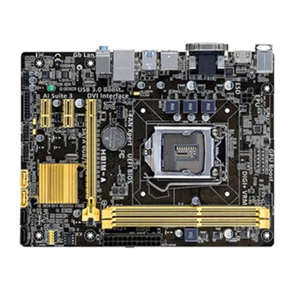 For H81M-A Desktop Motherboard H81 Socket LGA 1150 i3 i5 i7 DDR3 16G Micro-ATX UEFI BIOS Mainboard H