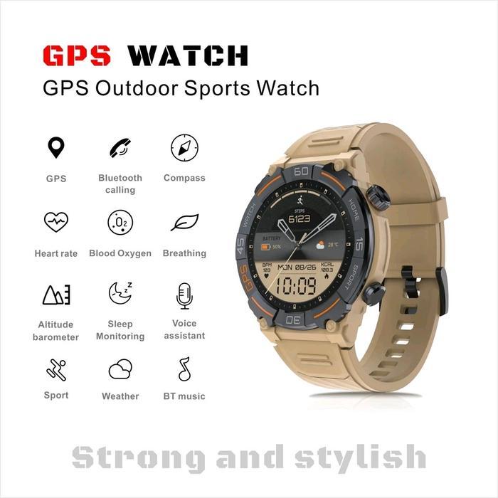NORTH EDGE CR04 SMARTWATCH GPS GLONASS ALTI BARO KOMPAS SPORT ORIGINAL BLUETOOTH SCREEN IOS &ANDROID