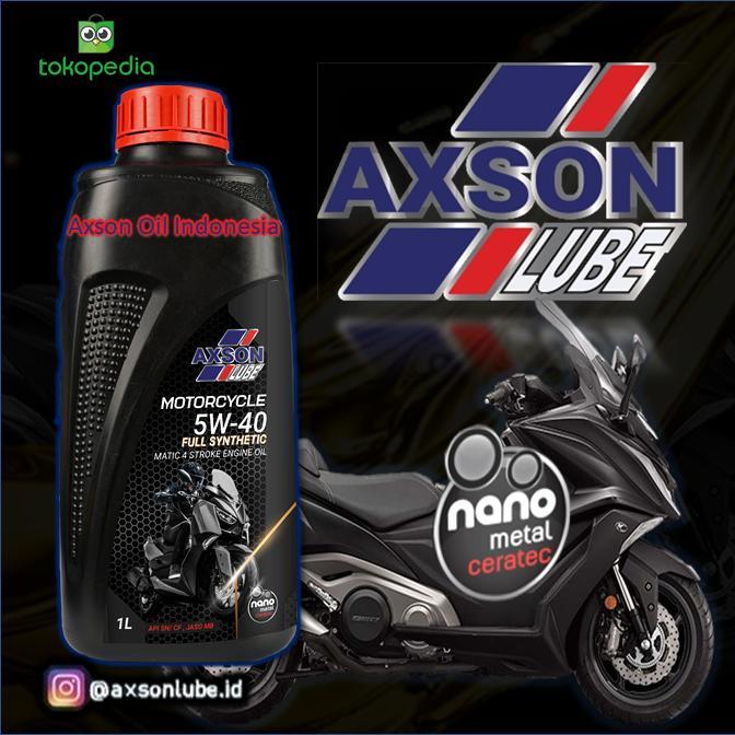 Axson Synthetic Automatic Motorcycle Oil 5W-40