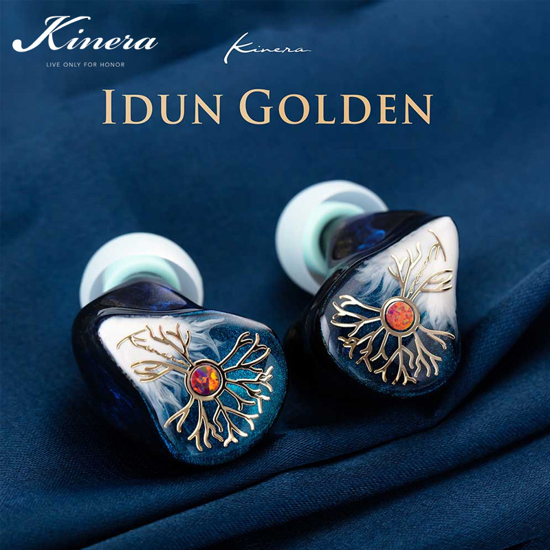 Kinera Idun Golden ( Idun 2.0 ) IEMs HIFI Earphones 2BA+1DD