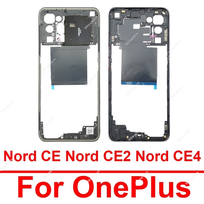 For Oneplus Nord Ce Nord Ce2 Nord Ce4 5G Middle Frame Housing Cover Middle Holder Frame Replacement