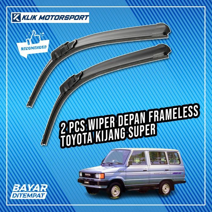Wiper Toyota Kijang Super / Wiper Mobil Frameless