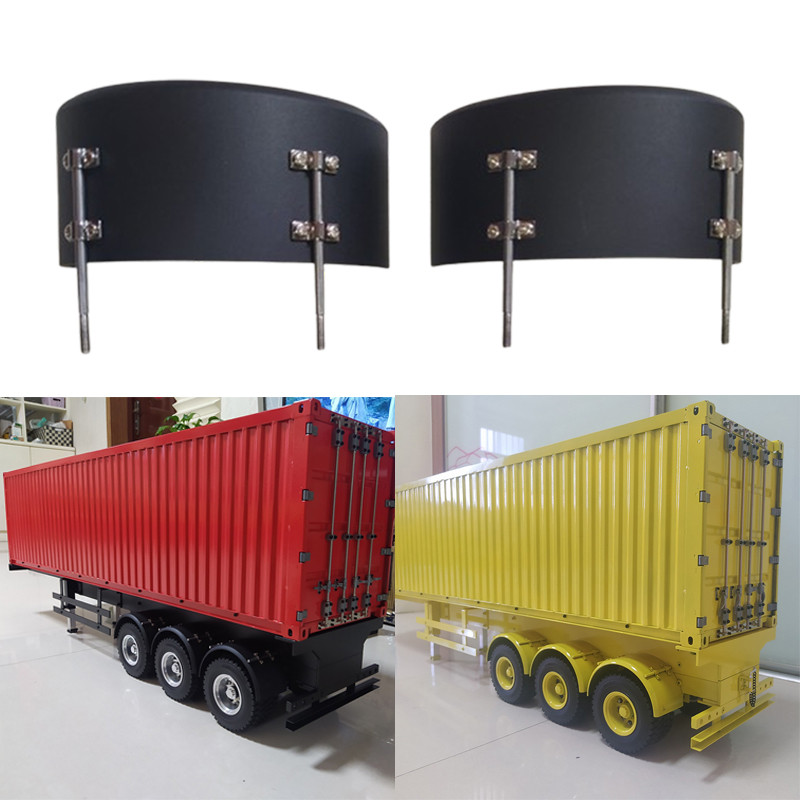 Aluminum Alloy Fender Metal Oxidation Double Wheel Fender For 1/14 Tamiya Rc Truck Trailer Tipper