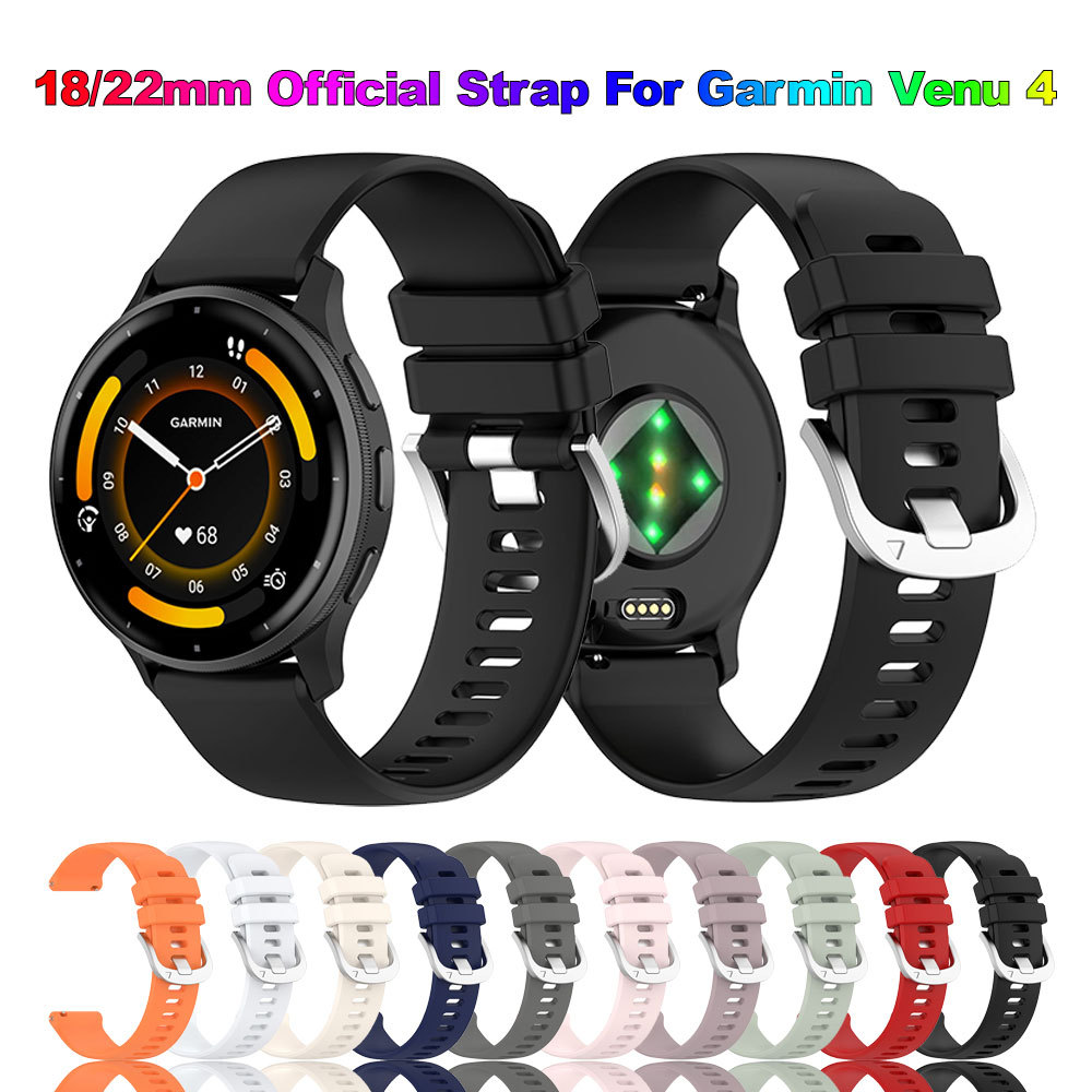 Original Silicone Watchband For Garmin Venu 4 41Mm 45Mm Strap Watch Band Garmin Venu4 Smart Watch