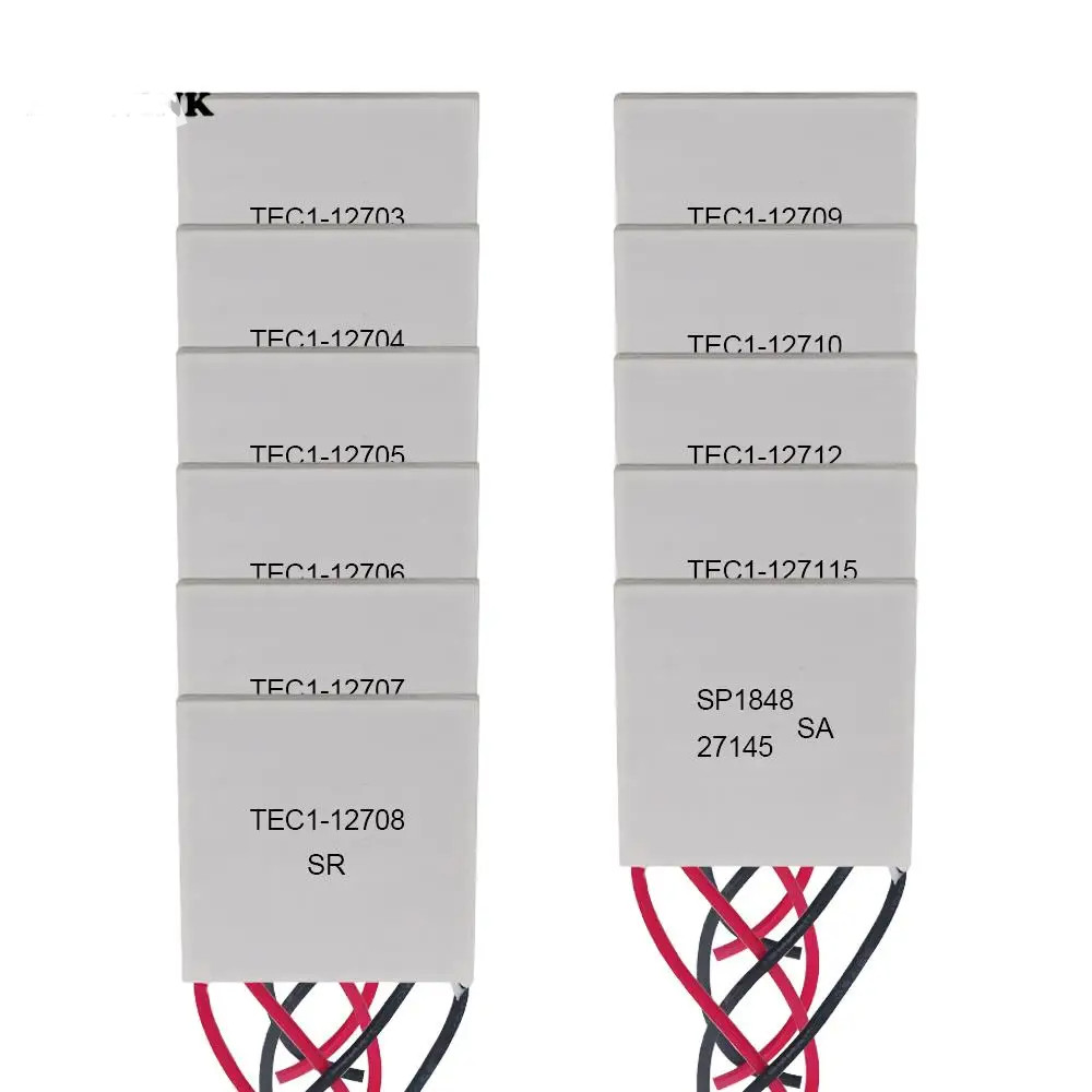 Tec1-12705 Thermoelectric Cooler Peltier Tec1-12706 Tec1-12704 Tec1-12710 Tec1-12715 40*40Mm 12V