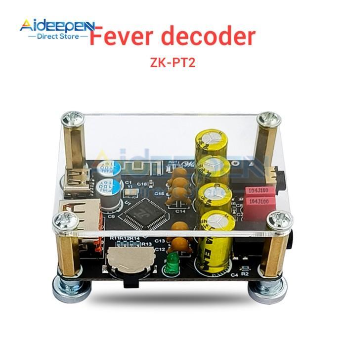Dc 5V Zk-Pt2 Lossless Fever Hifi5.1 Bluetooth Usb Decoding Board Player Audio Receiver Audio
