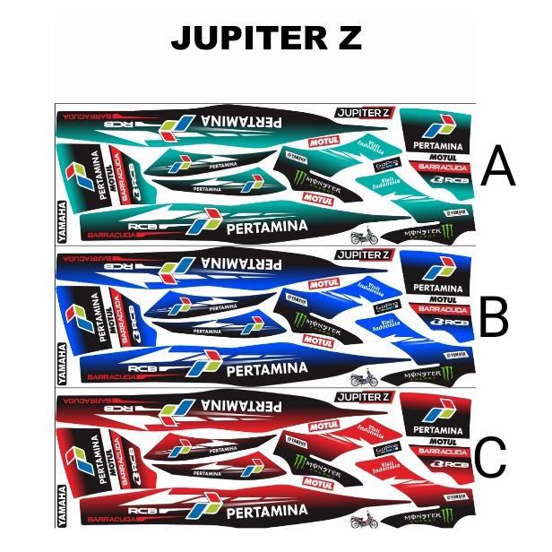 Sticker striping variasi Jupiter z lama petronas