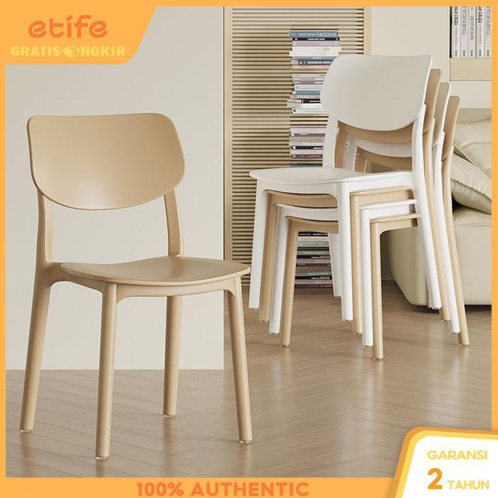 Etife Kursi / Kursi Plastik/ Kursi plastik makan / kursi meja makan / Kursi fashion / kursi kerja