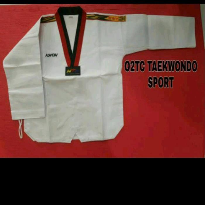 Dobok Taekwondo Kwon Tiger Kerah Poom Original