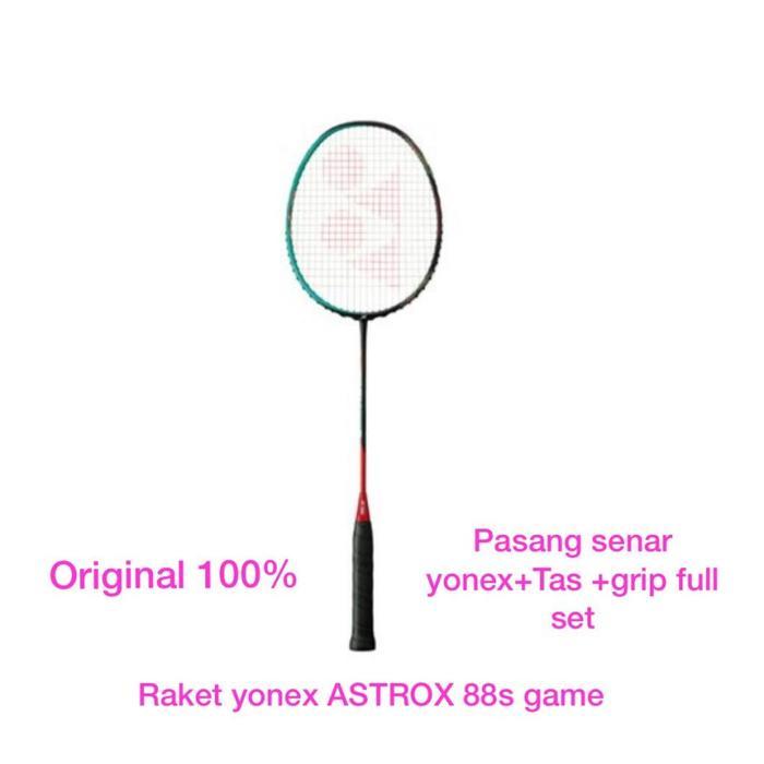 Raket Badminton YONEX NEW ASTROX 88s 88 s GAME 4uG5+senar FULL SET ORI