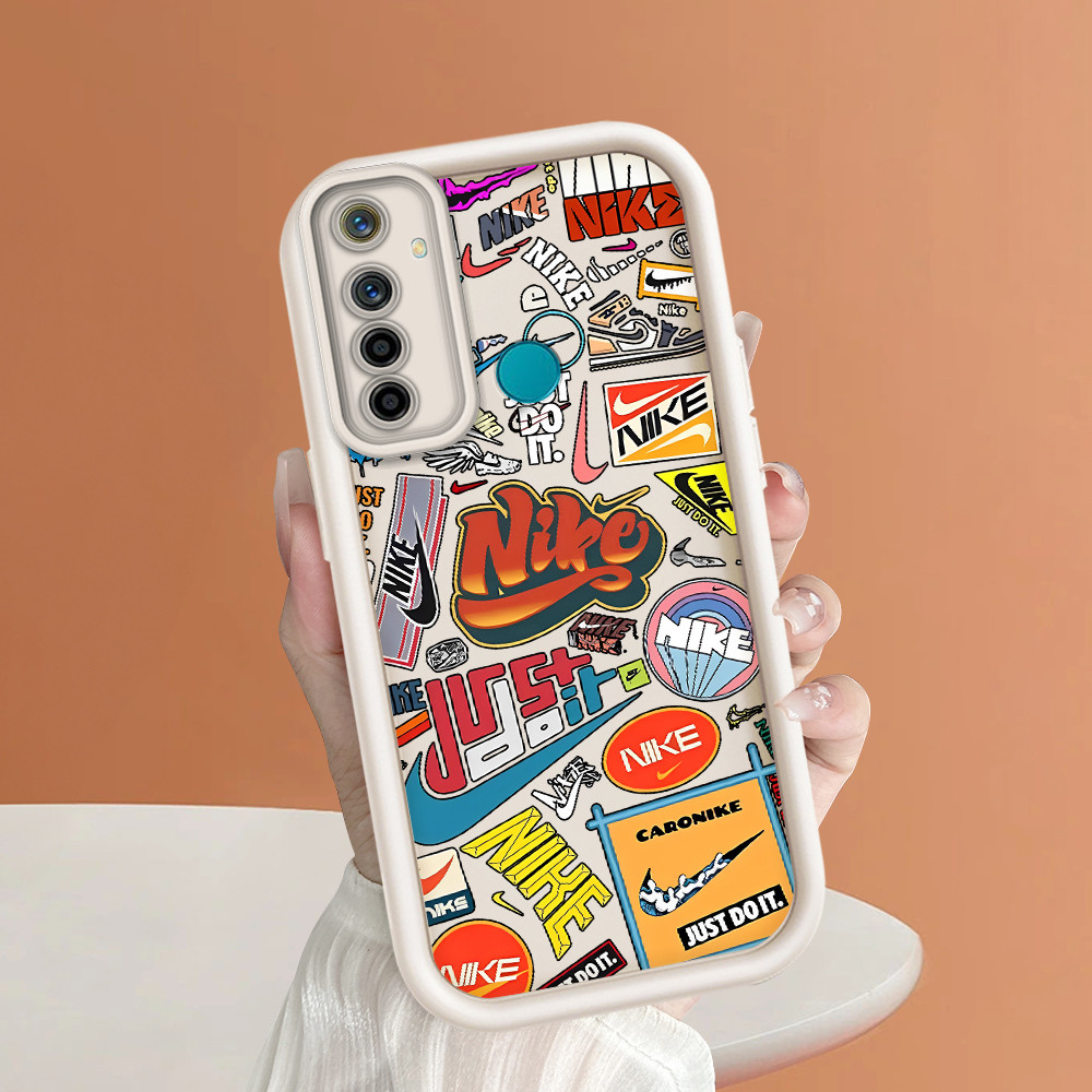 Casing Hp Untuk Realme 5 5i 5S 6i Cassing Soft Cesing Mirror JZ Fashion 4186 Softcase Silikon Phone 