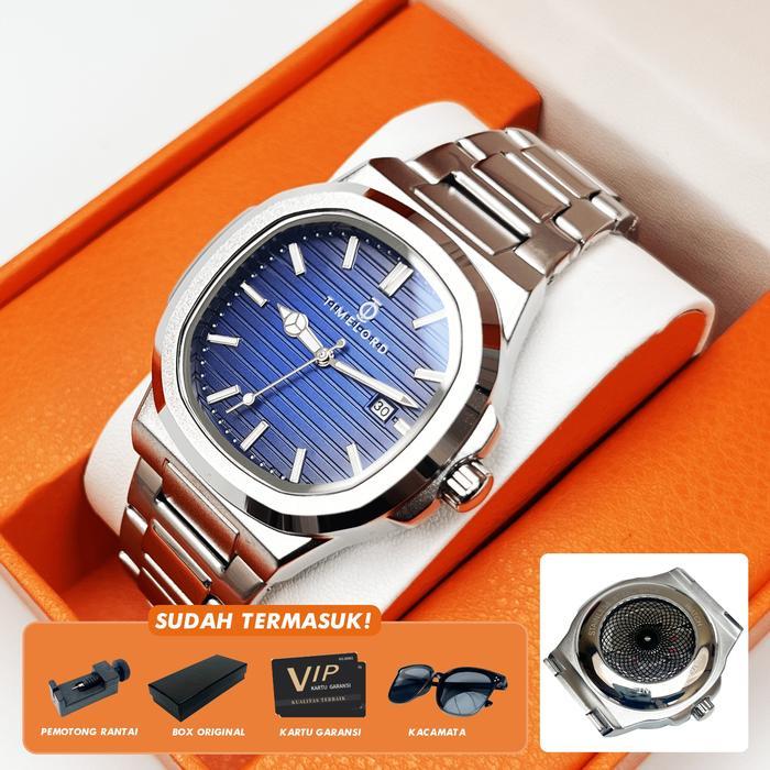 TIMELORD 2066 JAM TANGAN PRIA KACA SAFIR WATCHES STAINLES STEELCOD
