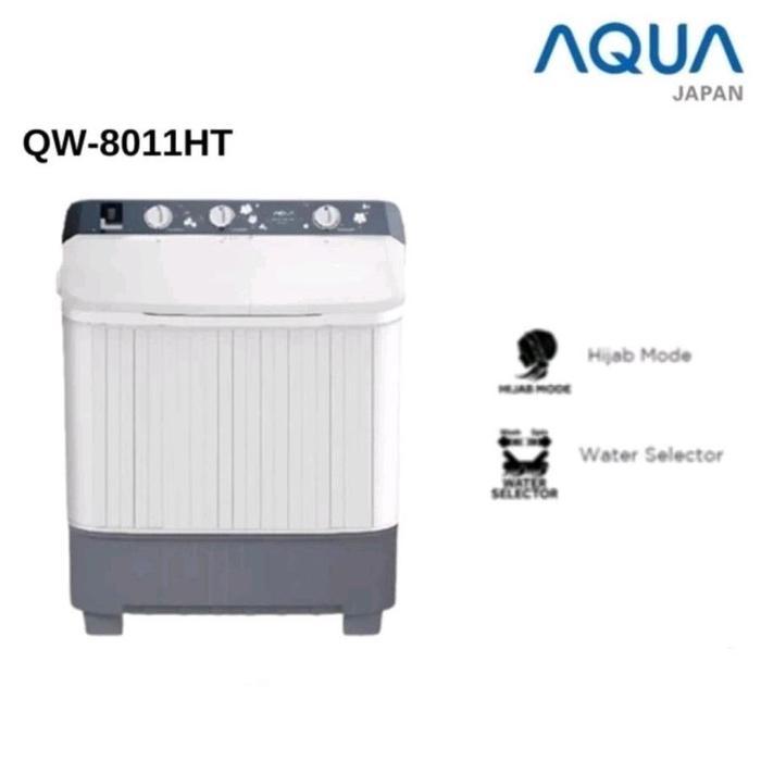 Mesin Cuci Aqua QW-8011HT 8 KG 2 Tabung QW 8011HT 8KG