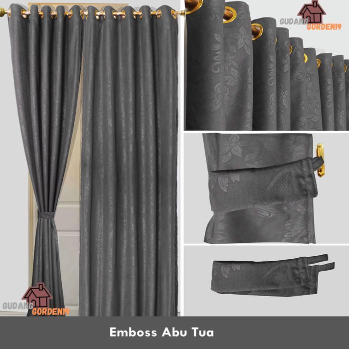 TIRAI PINTU DAN JENDELA POLOS EMBOSS MURAH - GORDEN JENDELA - HORDENG PINTU - KORDEN - TIRAI -
