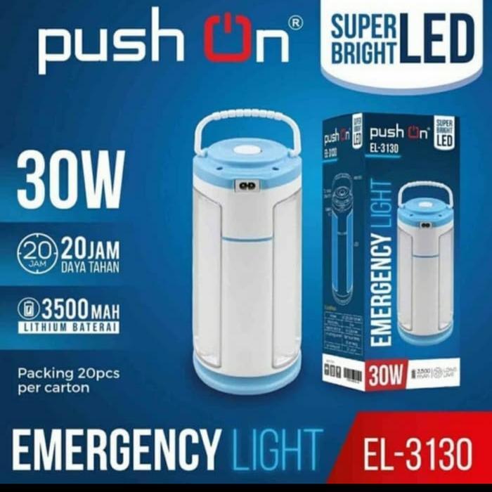 luxp- Emergency Light / Lampu Emergency Push On 3130