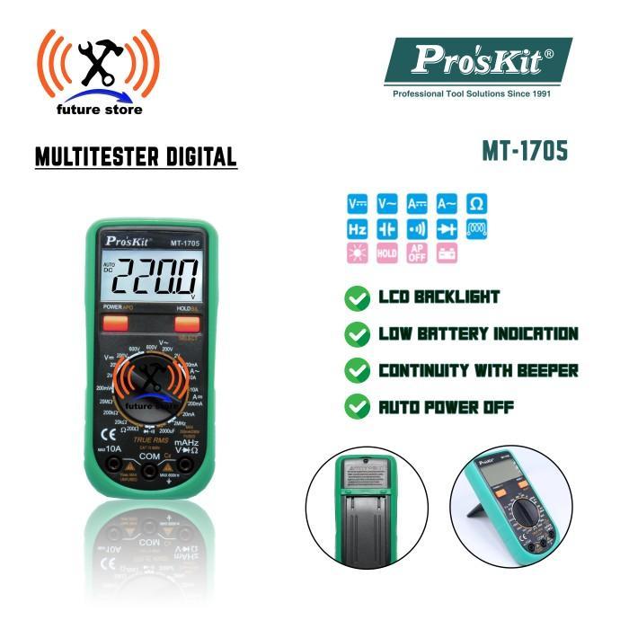 PROSKIT MT-1705 MULTITESTER - AVOMETER ORIGINAL