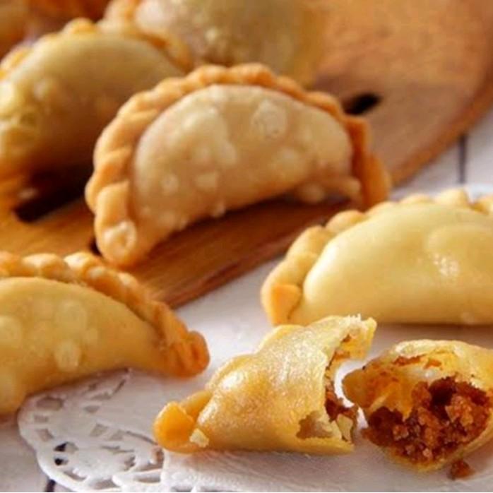 gzh3- Pastel Kering Mini Abon Premium 1 Kg/Pastel Abon Gurih/Pastel Kering Gurih/Pastel