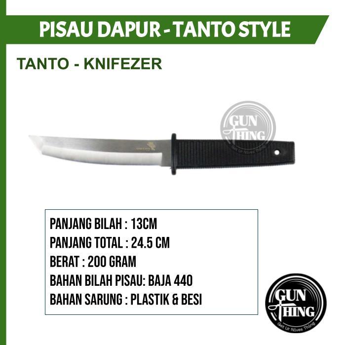 Pisau Tanto - Pisau Dapur / Pisau Serbaguna / Pisau Outdoor / Camping