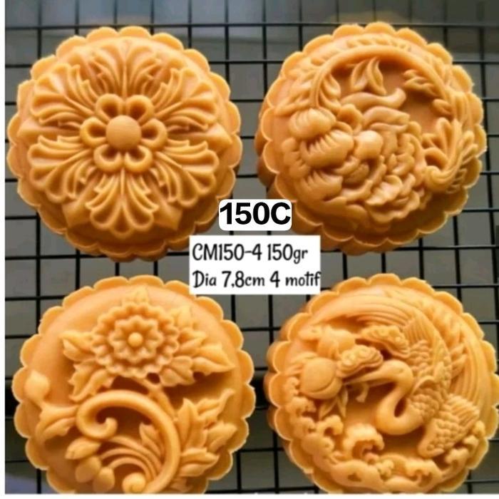 CETAKAN MOONCAKE 150GR CETAKAN KUE BULAN