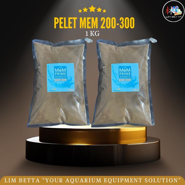 PELET MEM 200-300 MICRON 1 KG /PELET IKAN 2/3