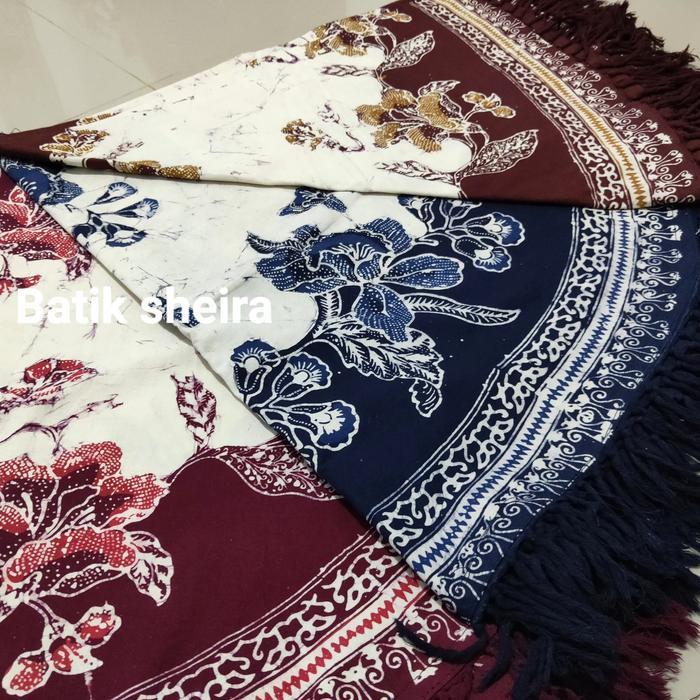 Taplak Meja Makan Bulat 4 Kursi