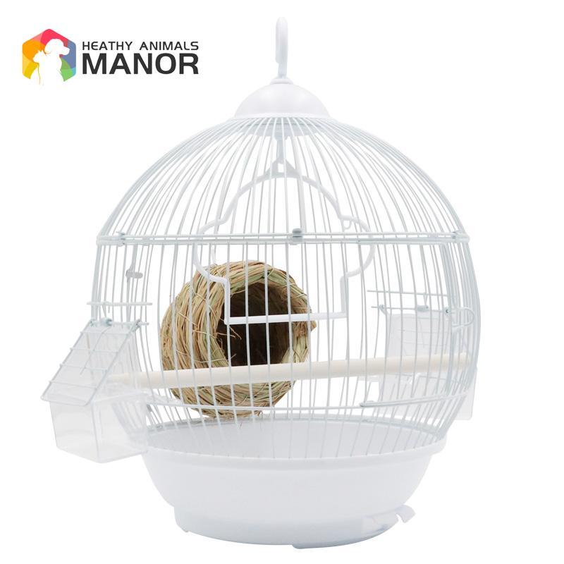 Small Bird Cage Pearl Bird Parrot Acacia Wrought Iron Universal Birdcage Small Bird Metal Wire Home