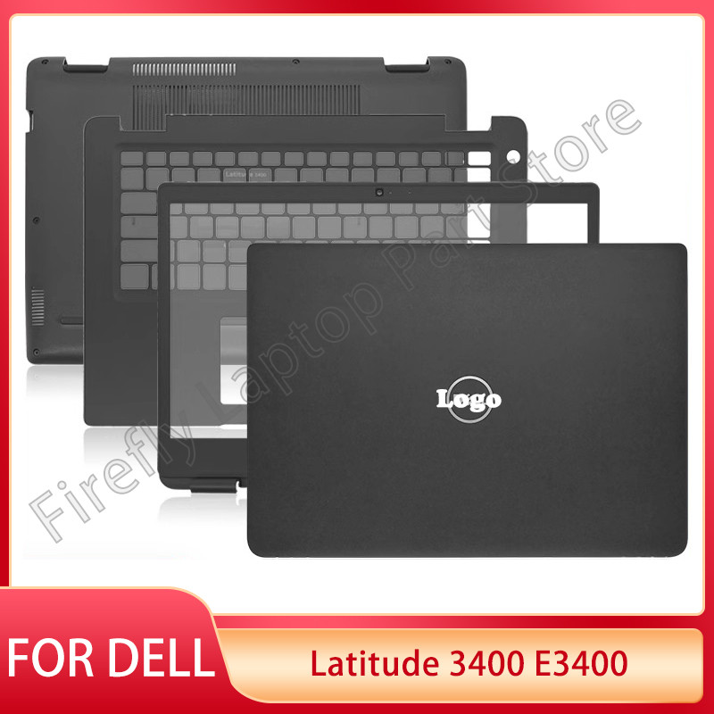 New For Dell Latitude 3400 E3400 Laptop LCD Back Cover Front Bezel Palmrest Top Case Bottom Case Hin