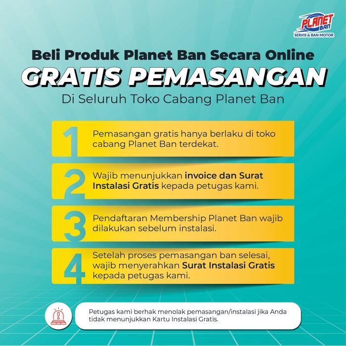 Ban Motor Ring 14 - 90/90 Presa Planeto (Ban Motor Lexi 125, Lexi 155, Beat, Scoopy (Old), Genio,