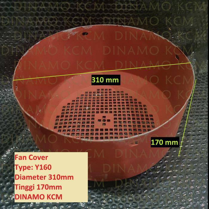 Y160 - Fan Cover - Tutup Kipas Dinamo Elektro Motor - Frame Y 160