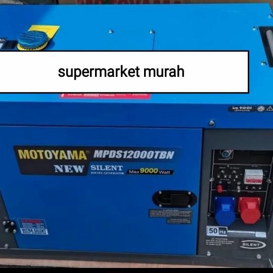 Genset Motoyama MPDS 12000TBN Genset Silent Diesel 10KVA