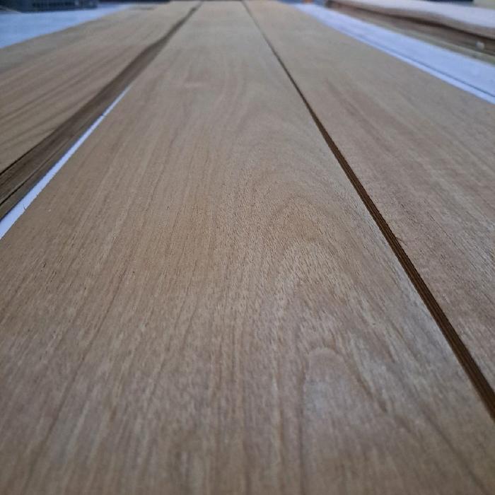 Veneer Jati Super 300Cm Up Veneer Natural Kayu