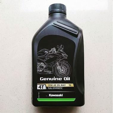 Oli Mesin Genuine Kawasaki Full Synthetic 4T 10W-40 API SN Jaso MA