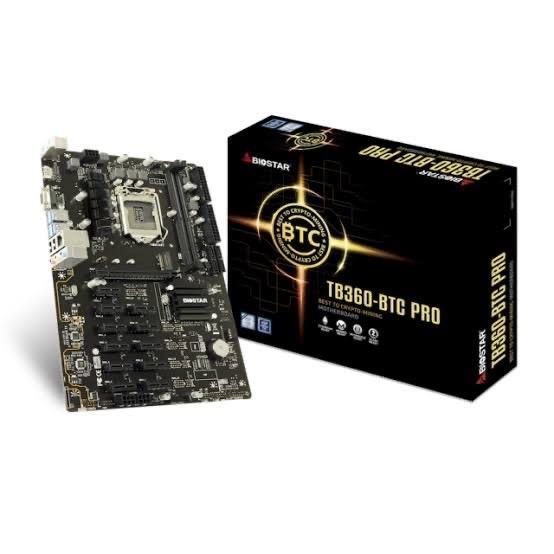 MOBO BIOSTAR TB360 BTC PRO + PROC G4900 + RAM 8GB