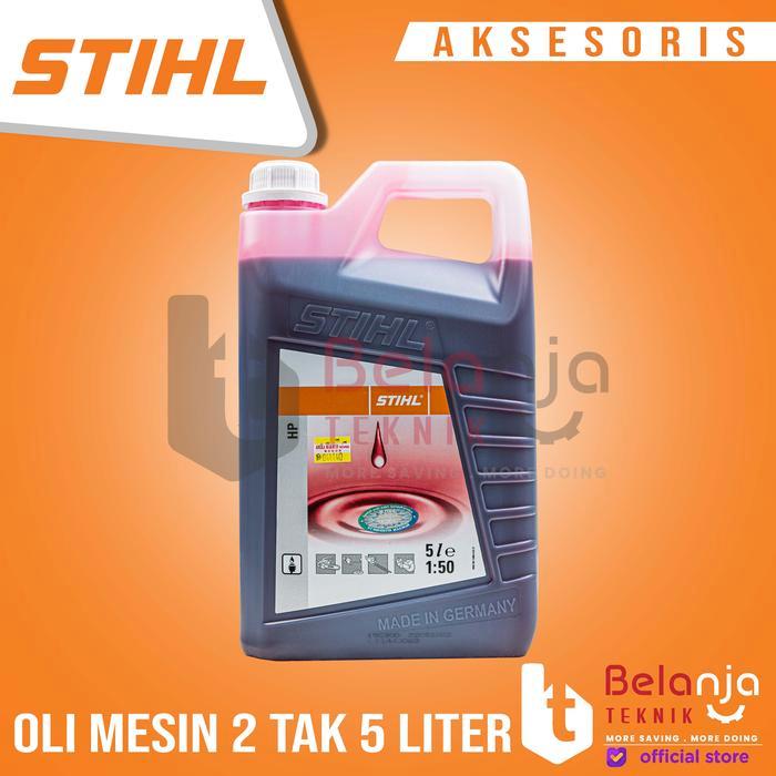 Stihl Oli Mesin Potong Kayu Mesin Potong Rumput 2Tak 5 Liter Oli Stihl
