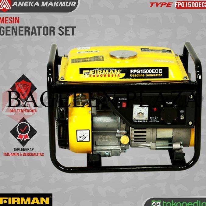 Obral Genset Bensin Firman FPG 1500 EC II 850 Watt Generator Set FPG1500
