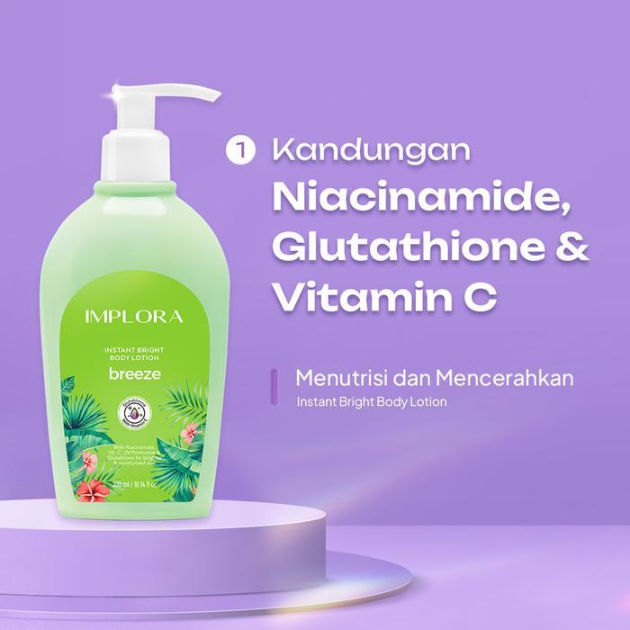 75r2- Implora Instant Bright Body Lotion Lotion Perawatan Tubuh
