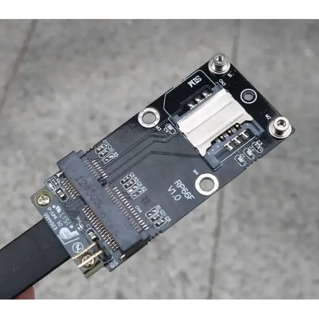 Adt-Link Mini Pcie (Minicard) Extension Cable Extender Extension Cable Wireless Network Card Mini