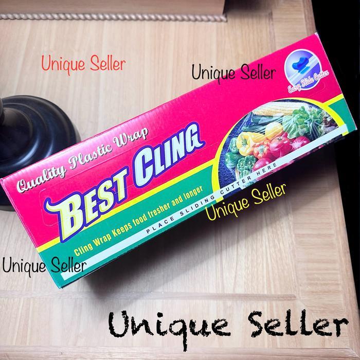 Cling Wrap Bestcling 30 Cm X 300 M Kotak Dengan Pisau Cutter / Plastik Wrap Makanan Kotak Best Cling