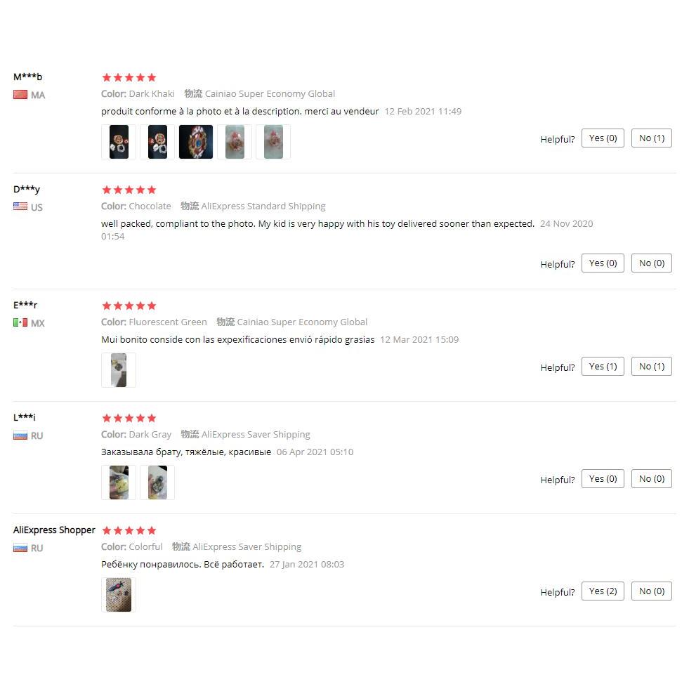 B-X TOUPIE BURST BEYBLADE 4pcs/Set Spinning Top 4D Set Arena Metal Fight Battle Fusion Classic Toys 