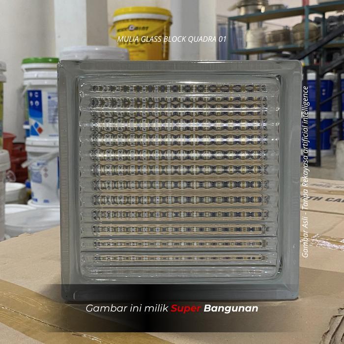 JUAL MULIA GLASS BLOCK QUADRA 01 SUPER BANGUNAN