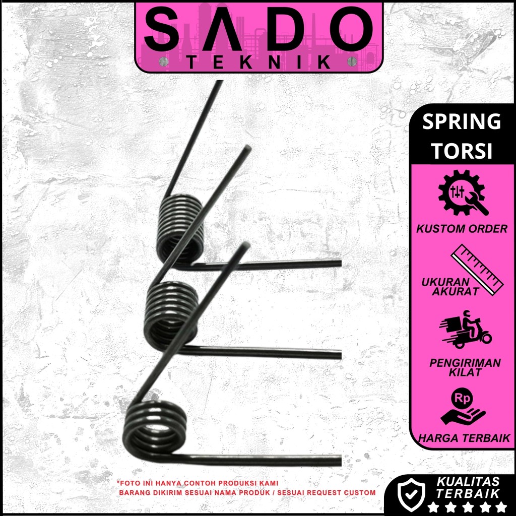 Per Pegas Torsi Kawat 2,8mm Baja