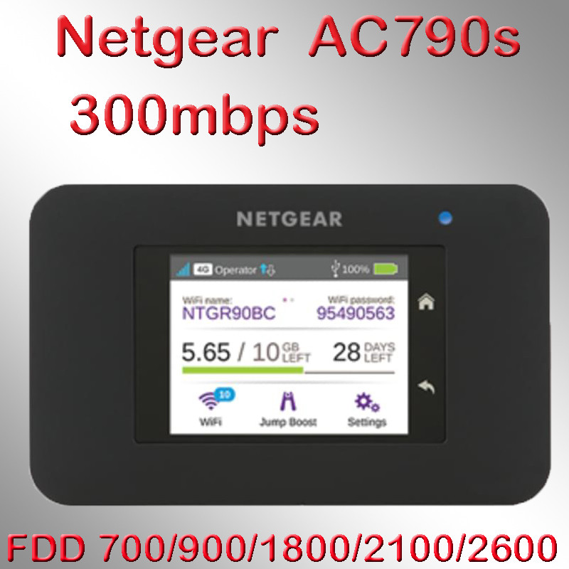 Unlocked Netgear Aircard 790S Ac790S 300Mb Cat6 4G Mobile Wifi Router 5Ghz Wi-Fi Router 4G Mifi