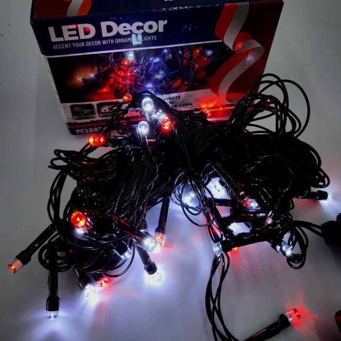 Tumblr / Lampu Hias Natal / Lampu Led Decor Merah Putih