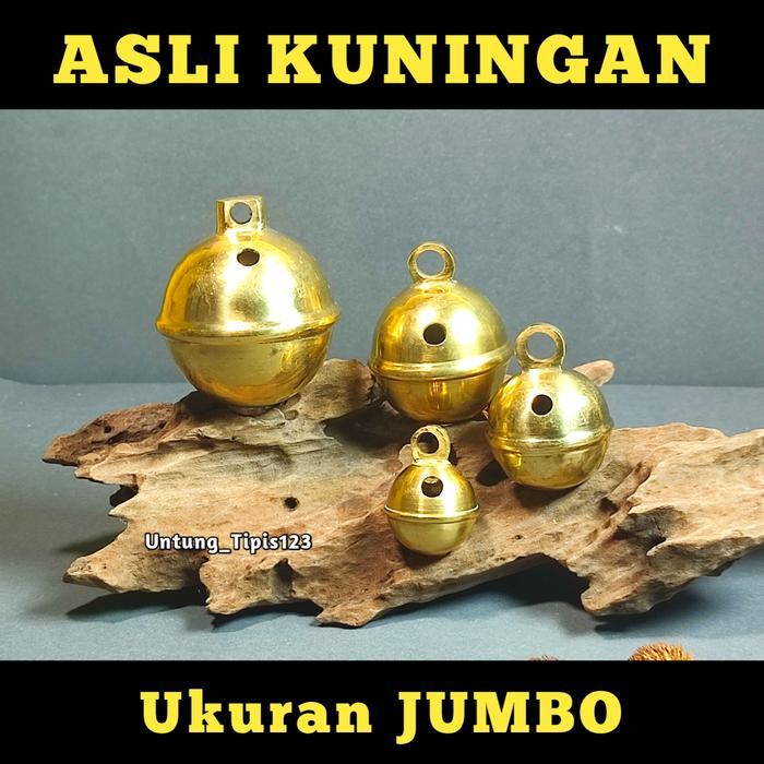 Klintingan Jumbo Krincingan Kuningan Ukuran Besar Lonceng Gowok