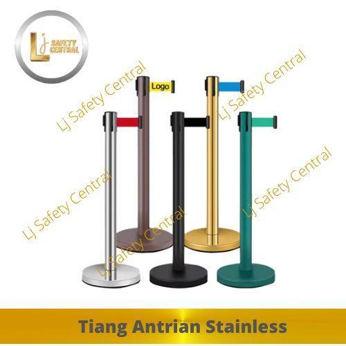 Tiang Pembatas Tiang Antrian Stainless Queue line