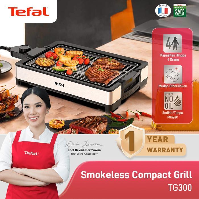 Tefal Smokeless Grill / Griller / Panggangan / Alat BBQ Tanpa Asap
