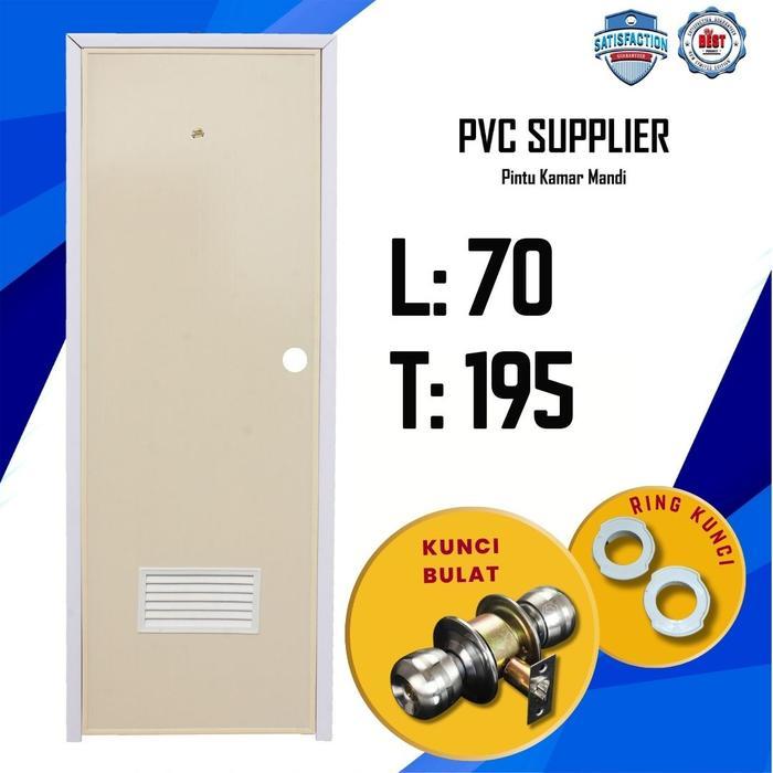 Pintu PVC Kamar Mandi Polos