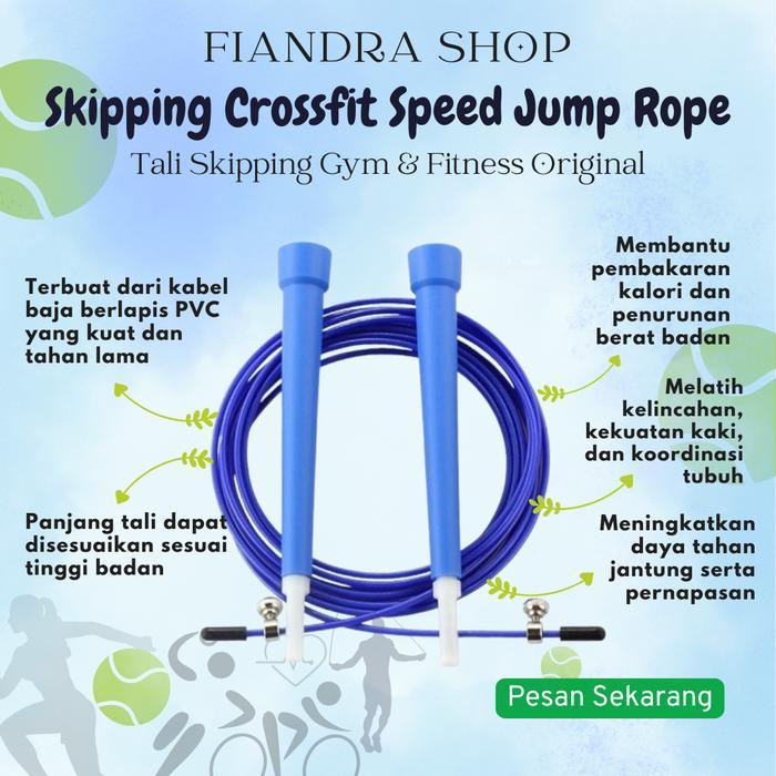 3201 AOLIKES SKIPPING JUMP ROPE TALI SKIPING CARDIO LOMPAT TALI DEWASA Promo Premium